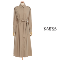 카라 KARRA 카라넥견장핀턱원피스+벨트SET_KL2WOP024A