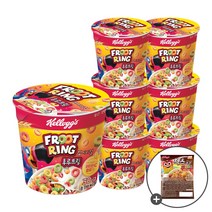 켈로그 시리얼 후르트링 컵 30g x 7개 + 미니시리얼 30g 증정, 1세트