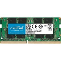 Crucial 16GB 싱글 DDR4 3200 MT/S (PC4-25600) CL22 DR X8 언버퍼드 SODIMM 260핀 메모리 - CT16G4SFD832A 219486, 16GB Dual Rank_2666MHz