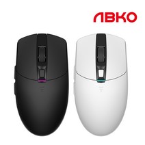 앱코 HACKER A250W 3335 RGB 무선 게이밍 마우스, 블랙, ABKO HACKER A250W 3335 RGB 무선 게이밍 마우스