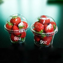 투명컵 PET 3온스 4 8 9 과일 디저트 일회용 용기 디저트 컵케익 소풍, 없음, 6온스 투명컵 100개
