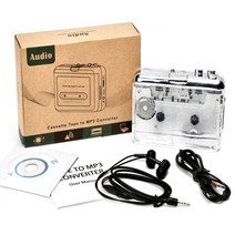 시디플레이어 휴대용 어학용 cd플레이어 휴대용 카세트 플레이어 워크맨 테이프 MP3 유형-, 한개옵션0