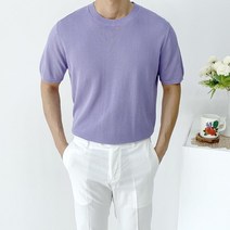 반즈 컬러가 예쁜 여름 파스텔톤 남자 얇은 린넨 반팔니트티11color 반팔 티셔츠