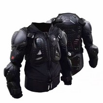 바이크 라이더 안전보호 보호대 장구바이크 보호대 kids body armor 자켓 전신, 검은 색, m(120cm)