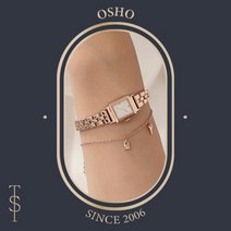 [오에스티] [오스트] 호텔컬렉션 키앤락 빈티지 스퀘어 로즈골드 메탈시계 OTW921811TPP NC서면점
