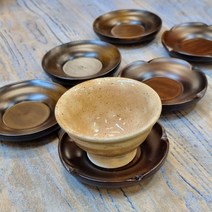 국내산 원목 원 차탁 다탁 찻잔받침, 원