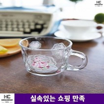 물컵SET 은은한 장미 머그컵 주스 우유 유리컵세트 꽃무늬 유리머그컵 보리차 물잔SET, 중3P