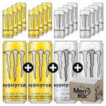 355ml x 20캔 혼합선택 몬스터 에너지드링크 울트라 시트라 펀치 파라다이스 망고로코, 04){시트라10+울트라10}