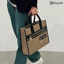 소가죽 아이패드12.9인치가방| 맥북13인치 가방|이츠예 노트토트 백(브라운)|국내 디자이너 브랜드 핸드백 | 명품 퀄리티| 핸드메이드|데일리백