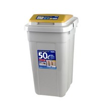 코멕스 크린스페이스 50L 연회색 옐로우 쓰레기통 _ 71017319EA, 본상품선택