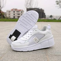 어린이힐리스 바퀴달린운동화 힐리스운동화 어린이바퀴신발 신발롤러, CBL605 화이트 싱글 휠, 41