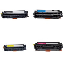 [MOA 재생토너] HP Color Laserjet CP2025 4색set(CC530A/CC531A/CC532A/CC533A), 1set, 4색