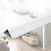 코너비드 코너몰딩 타일 스텐 도배 사각시리즈 각대, 살구 베이지 우드 그레인 3.6 와이드 1m