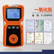 VOC측정기 가스 누출 누설 검지기 유해가스 복합가스 휴대용 가연성 독성 감지, 산화질소 0-250ppm