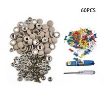 고정핀 60* Car Roof Buckle 60pcs Beige Screw Fix Sagging Headliner Push Pin Lining Repair Kit With Acce