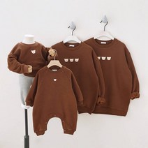 패밀리룩 맨투맨 후드티 돌촬영 봄소풍 가족 사진 나들이 의상