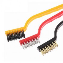 찌든때 묵은때 청소 쇠솔 브러쉬 3종 가스렌지 냄비 환풍구 싱크대, 미니쇠솔3종-단품