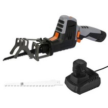 휴대용 전기톱 12V 2500RPM 15Ah 배터리 목재 절단 톱 목공 전동 공구, Black, 한국 플러그