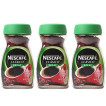 네스카페 클라시코 디카프 다크 로스트 인스턴트 커피, 100g, 3개