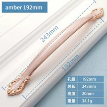 가구주방 캐비닛 손잡이에 대 한 가구 현대 문 192/128 /96/64MM 풀 핸들 서랍 도매 하드웨어, 25 pink 192mm