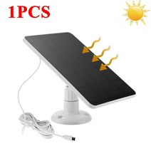 태양광패널 판넬 모듈 12pcs 5v 10w 태양 전지 패널 마이크로 충전기 단결정, 흰색 1pcs 10w 5v