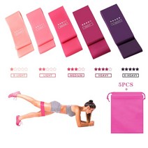 trx운동 trx 밴드 쎄라밴드 힙으뜸 심으뜸밴드 힙으뜸 심으뜸밴드 피트니스 용 요가, 1-가방이있는 5pcs