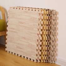 조립매트 31x31cm 놀이방매트 거실매트 우드조립매트 발코니매트 셀프시공 층간소음 애견매트 아기퍼즐매트 퍼즐매트, C타입(화이트)