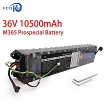 노인전동스쿠터 장애인전동차 전동휠체어 리튬 이온 배터리 팩 Lnside BMS 포함 샤오미 M365 Pro 스페셜 36V 전기 스쿠터용 18650 10500mAh, [01] 36V 10500mAh, 1개