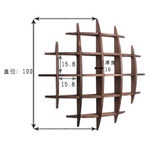 미니 카페장 찻장 찬장 수납장 캐비닛 미니찬장 컵 그릇장 금테 미국식 장식장 다용도, 다시 태운 오동나무 100x100