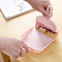 ABM 심플 미니 빗자루세트 핑크 청소세트/빗자루/청소도구/방비세트/미니빗자루, 단일 수량