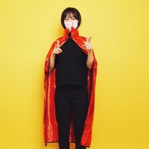 뱀파이어 할로윈 망토 (레드), 단품