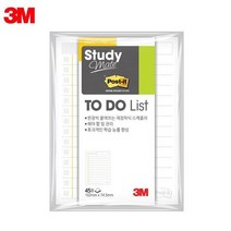 3M 스터디메이트 TODO S 플래너노트 포스트잇 3개, 단품