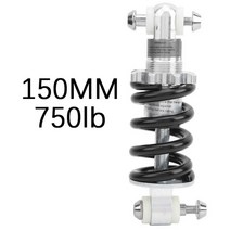 쇽업쇼바 자동차 에어 다운스프링 쇼바스프링 150/125/100mm 500/600/750/1200lb 자전거 스프링 쇼크 업소, 02 150mm-750lb