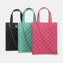 아도나 누비 꽃 미니 크로스백