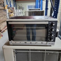 중고전기오븐 중산물산 CKF-4DAN 43리터 2021년 컨벡션오븐 홈베이커리 테프론코팅 다이얼버튼 트레이형 세척점검