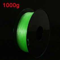 3D 프린터 소모품 필라멘트 3D 인쇄 필라멘트 TPU 유연한 플라스틱 프린터 1.75mm 재료 화이트 블랙 등 색, 43 1kg Glowing green