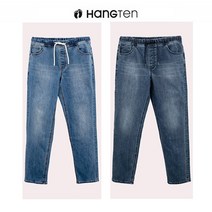 [캐주얼/행텐] 남성 인디고 워싱 릴렉스핏 데님팬츠(10340-055-811-10) 남성 워싱 청바지