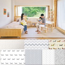 고려화학 에코 PVC 놀이방매트 140x230x1.2cm층간소음매트거실매트, 6.모던헤링본