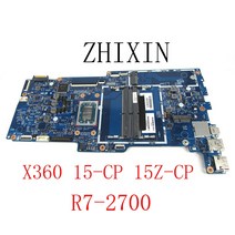 Yourui hp envy x360 15z-cp 노트북 마더 보드 Ryzen 7 R7-2700 L25820-601 17890-2 448.0EE05.0021 메인 1, 한개옵션0