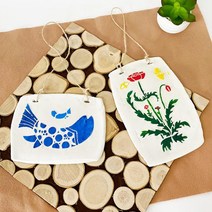 초등 독후활동 지점토 스텐실 그림 판화 액자만들기4인 사회성 손힘기르기 미술재료, 1개, 4인용-스텐실 T18