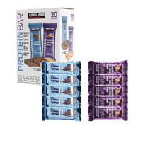 산들에바람 커클랜드 프로틴바 1개 60g (20입 / 10입 옵션 )+미니약과 1개 서비스 코스트코 단백질바 단백질보충제, 1세트, 600g