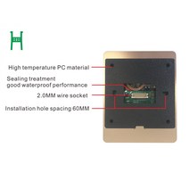 QR-코드 Mifare EM NFC RFID 카드 리더기 키패드 맞춤형 HID(Iclass) 액세스 제어 출력 RS485/RS232, 03 RS485
