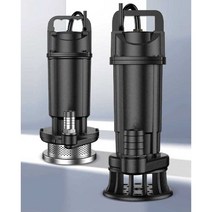 오수펌프 양수기 수중펌프 고압 농업용 워터펌프, 370W-10m 케이블+ 10m 수도관