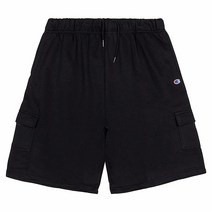 챔피온 남성용 빅 앤 톨 플리스 카고 반바지 운동용 스웨트 블랙. 2X