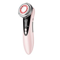 고주파온열치료기 리프팅 가정용 홈케어 마사지 고주파 얼굴 마사지 기계 페이셜 머신 노화 방지 피부 탄, 01 분홍색