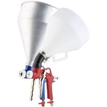스타코건 외벽 스톤 페인트 스프레이 건, 6L 알루미늄 냄비
