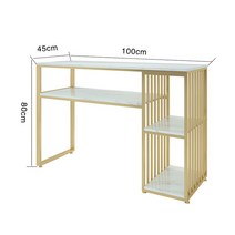 대리석 네일샵 테이블 인테리어 시술대 140cm 북유럽 작업대, 수납 네일 테이블 100x45x78cm