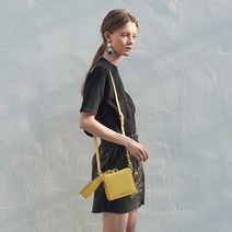브라비시모 리안(Lianne) 여성 크로스백 미니백 Yellow