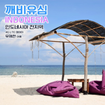깨비유심 인도네시아 전지역 4G LTE 데이터 5일 이용 유심 출국전 불량 유심 확인 가능 (4362530), 김해 공항 수령