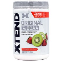 Xtend 엑스텐드 BCAA 딸기 키위 30서빙 류신 글루타민 필수 아미노산, 1개